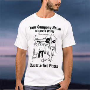 Exhaust & Tire Fitters Car Repair Shop T-Shirt