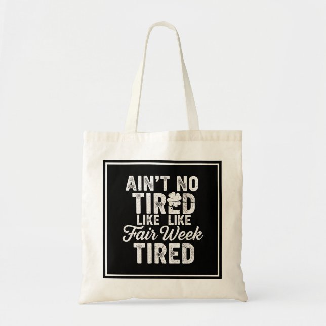 Exhausted But Happy Design  Tote Bag (Front)