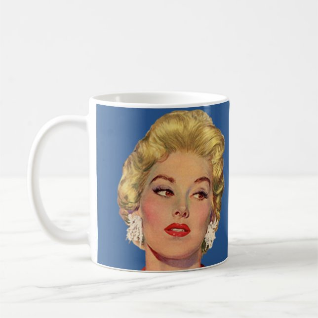 exhausted by how stupid coffee mug (Left)