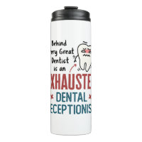 Exhausted Dental Receptionist Funny Front Office