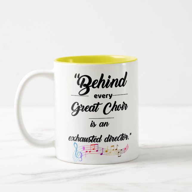 "Exhausted Director" Appreciation Mug (Left)
