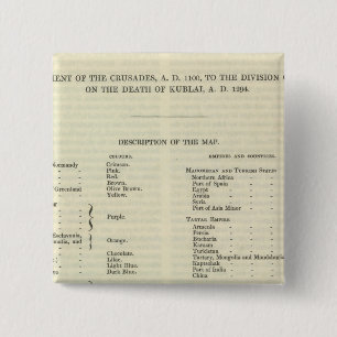 Exhibiting The Empire of Kublai Khan 1294 AD 15 Cm Square Badge