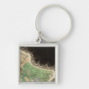 Exhibiting The Empire of Kublai Khan 1294 AD Key Ring