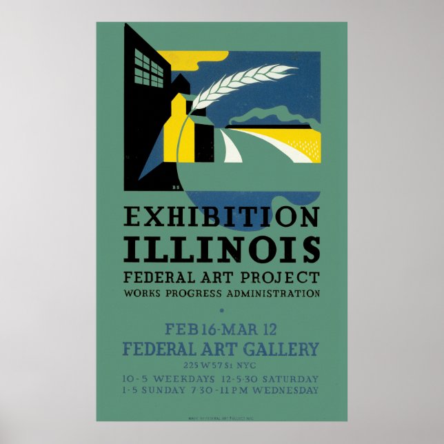 Exhibition of Illinois Poster (Front)