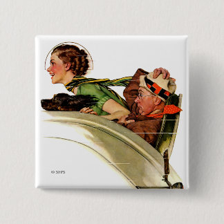 Exhilaration 15 Cm Square Badge