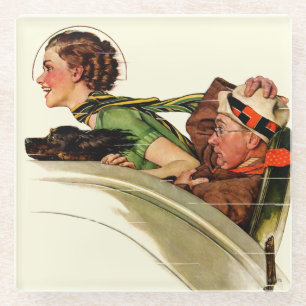 Exhilaration Glass Coaster