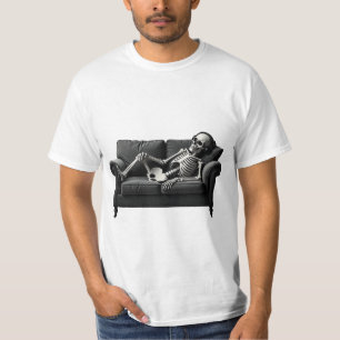 Existence is Exhausting Skeleton T-Shirt