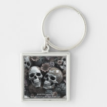 EXISTENTIAL LITE Memento Mori Lover Skulls Vintage