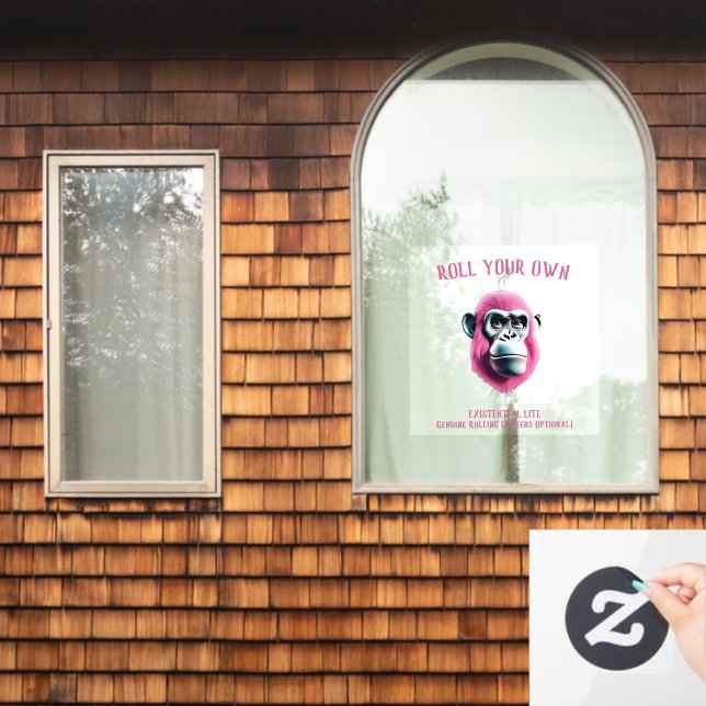 EXISTENTIAL LITE Roll Your Own Ape Transparent (Home Window)