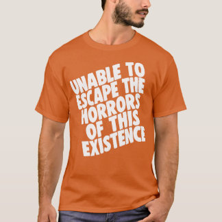 Existential Pain Retro 80s Style Nihilism Design T-Shirt