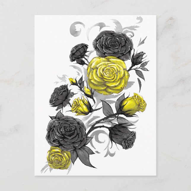 Existential Roses Postcard (Front)