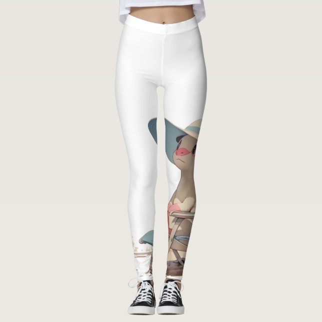 Existential Vacation Leggings (Front)