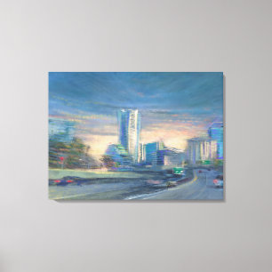 Exit 2, Atlanta, GA - Canvas Print
