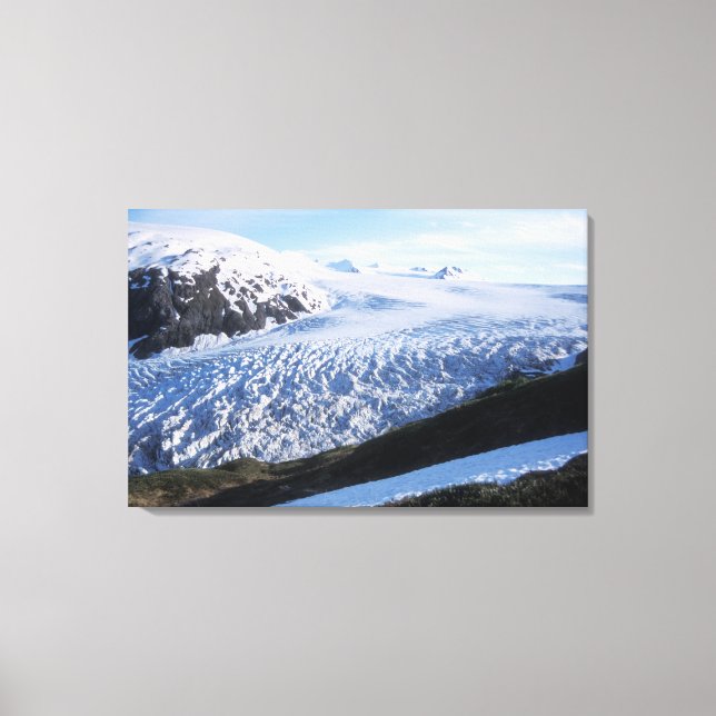 Exit Glacier in Kenai Fjords National Park, Canvas Print (Front)