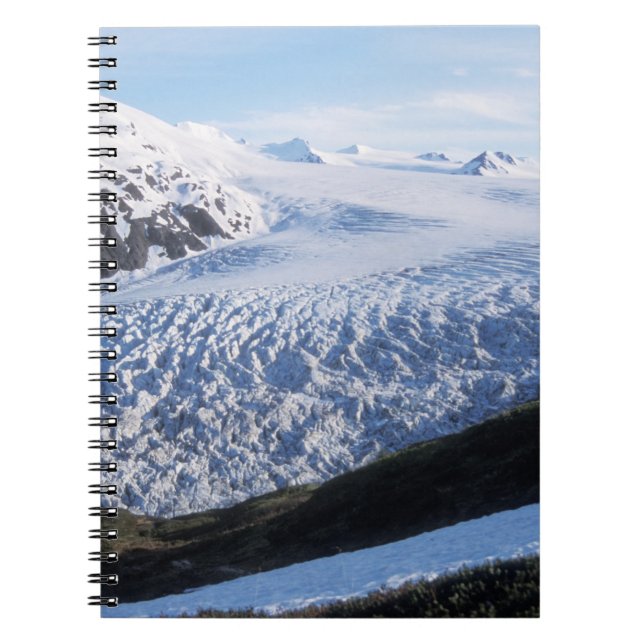 Exit Glacier in Kenai Fjords National Park, Spiral Notebook (Front)