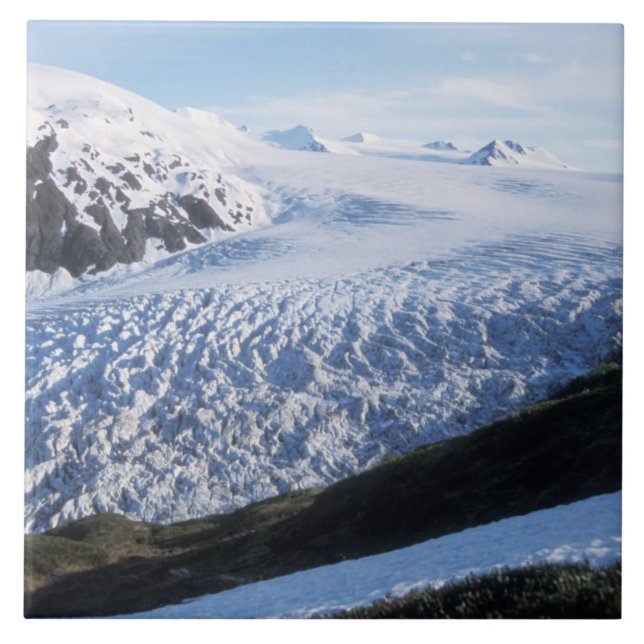 Exit Glacier in Kenai Fjords National Park, Tile (Front)
