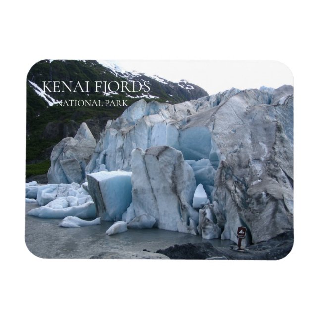 Exit Glacier Toe, Kenai Fjords National Park, AK  Magnet (Horizontal)