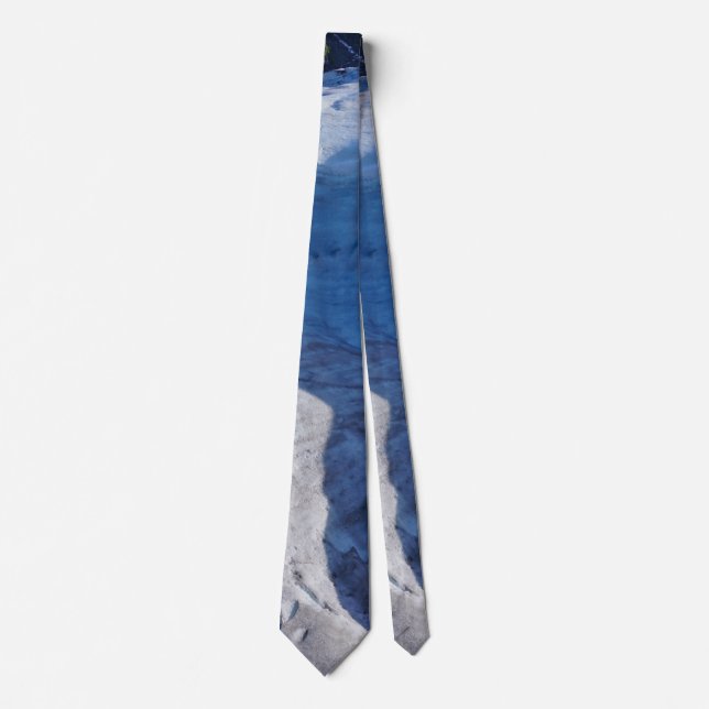 Exit Glacier Waves Neck Tie (Front)