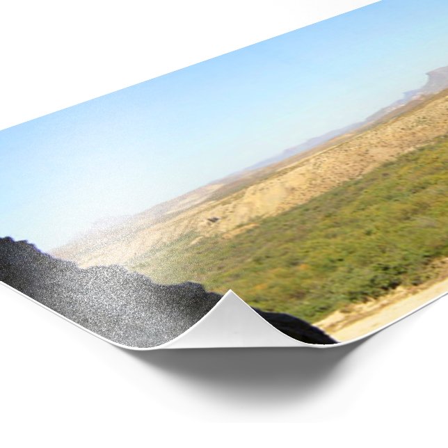 Exit of Santa Elena Canyon Panorama, Texas/Mexico Photo Print (Corner)