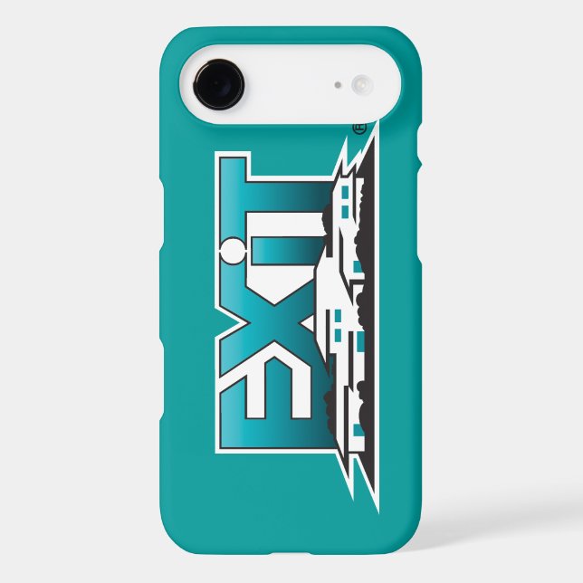 Exit Realty iPhone 7 case - teal (Back)