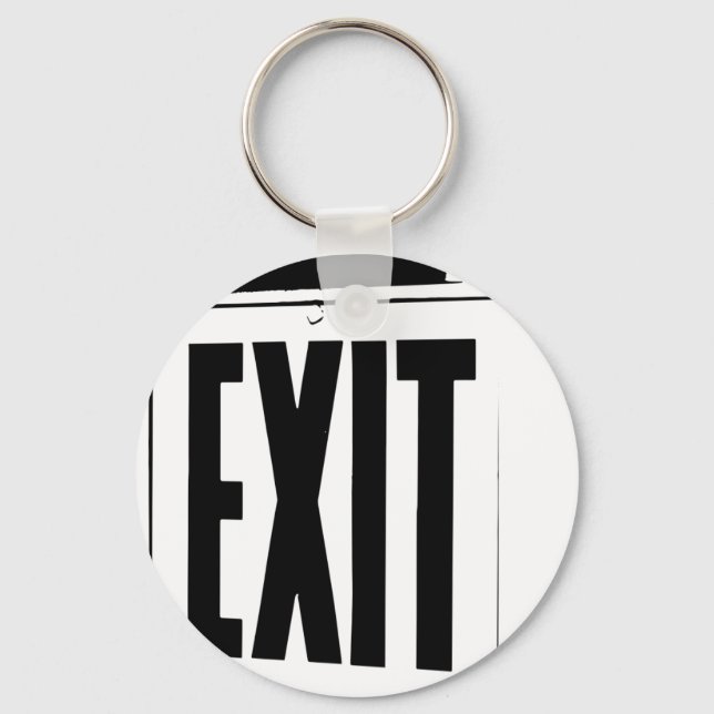 exit sign key ring (Front)