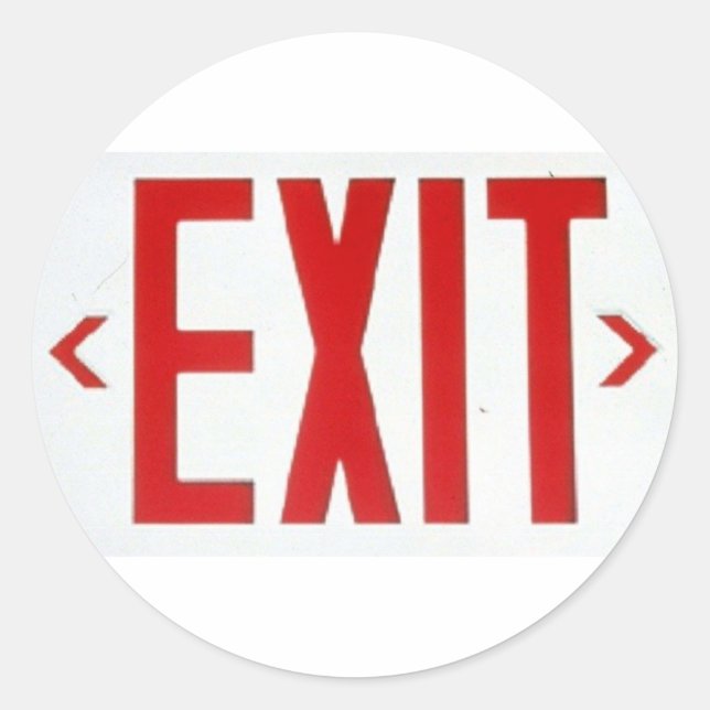Exit stickers (Front)