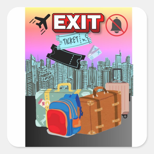 Exit Ticket Stickers (Front)