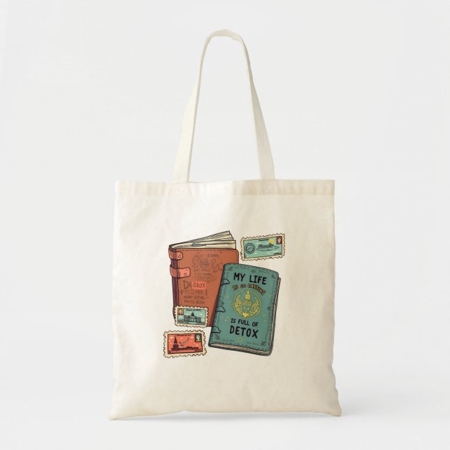 Exiting life tote bag (Front)