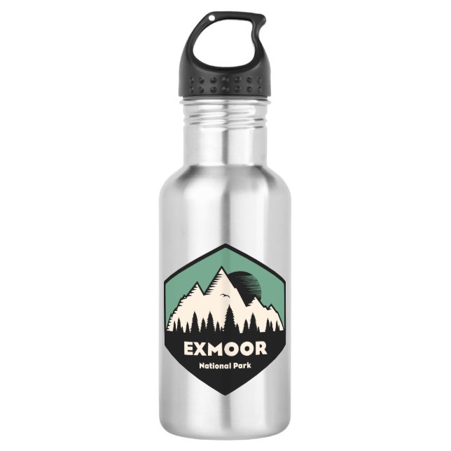 Exmoor National Park 532 Ml Water Bottle (Front)