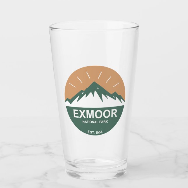 Exmoor National Park Glass (Front)