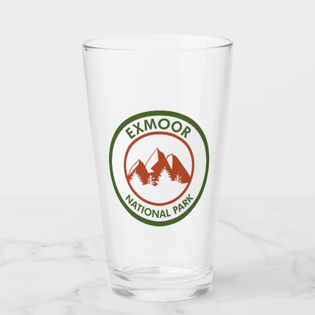 Exmoor National Park Glass (Front)