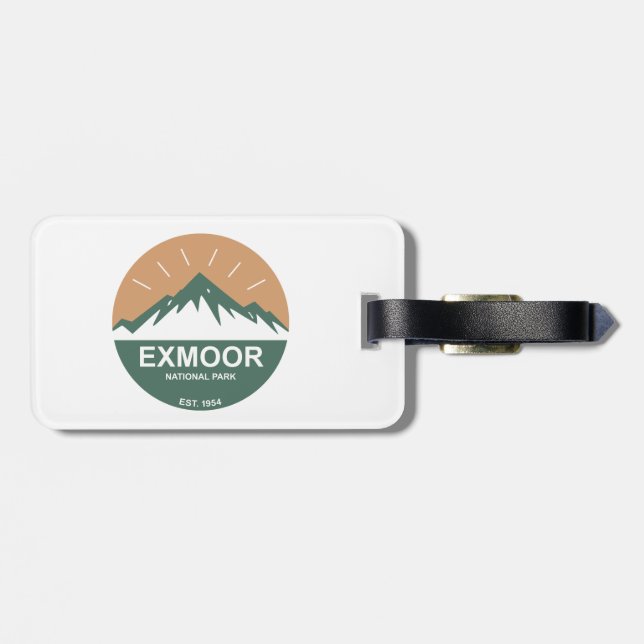 Exmoor National Park Luggage Tag (Back Horizontal)