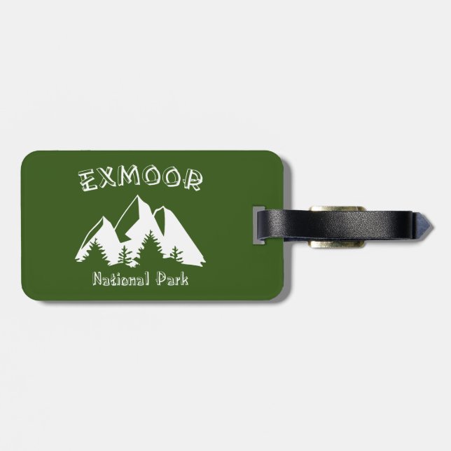 Exmoor National Park Luggage Tag (Back Horizontal)