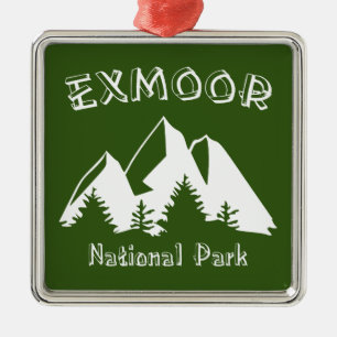 Exmoor National Park Metal Tree Decoration