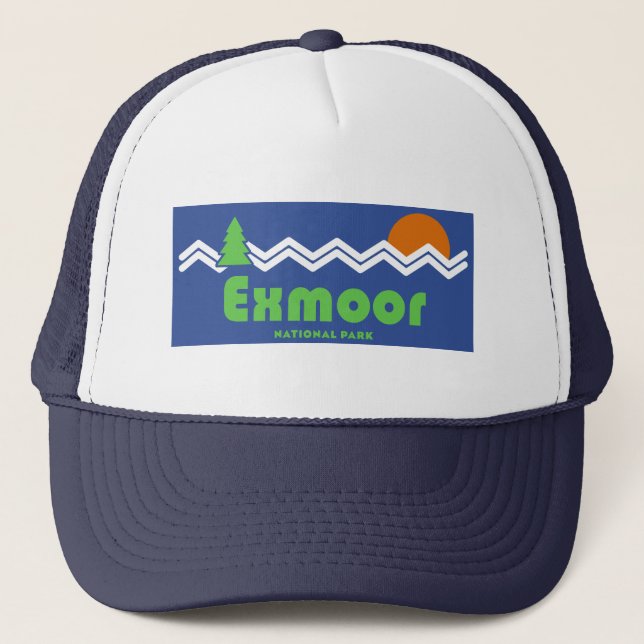 Exmoor National Park Retro Trucker Hat (Front)
