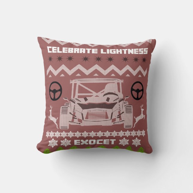 Exocet 2015 Celebrate Lightness Throw Pillow (Front)
