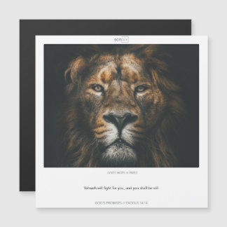 Exodus 14:14 GODS PROMISES SCRIPIX magnetic card