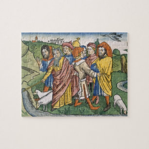 Exodus 17 1-7 Moses makes the water flow from the Jigsaw Puzzle