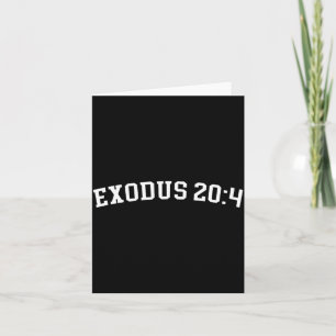 Exodus 20_4  card