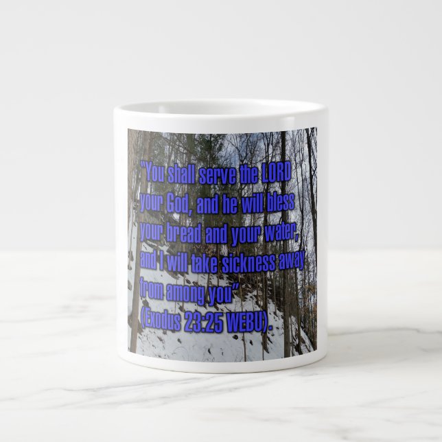 Exodus 23:25 WEBU Mug (Front)