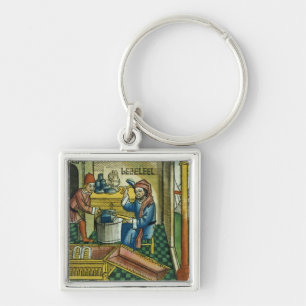 Exodus 31 2-8 Bezalel and Oholiab making the Ark o Key Ring