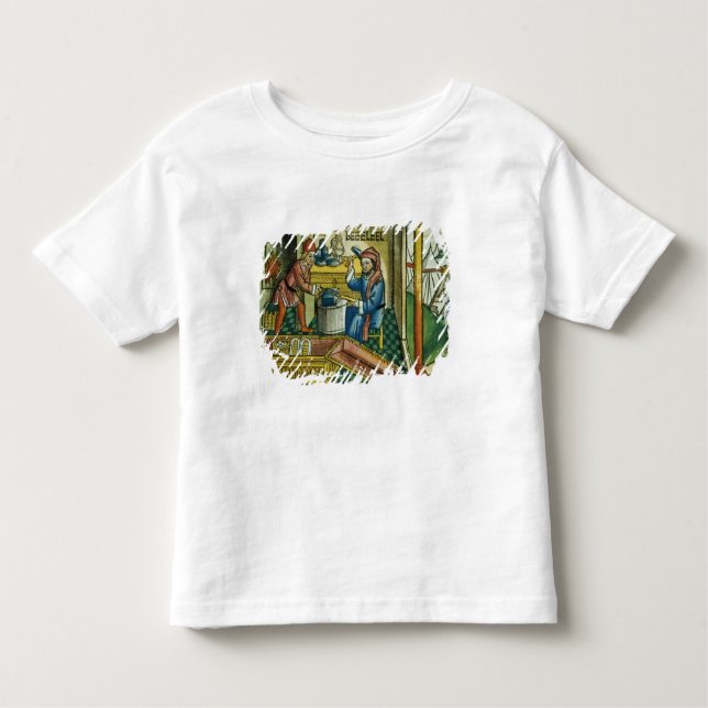 Exodus 31 2-8 Bezalel and Oholiab making the Ark o Toddler T-Shirt (Front)