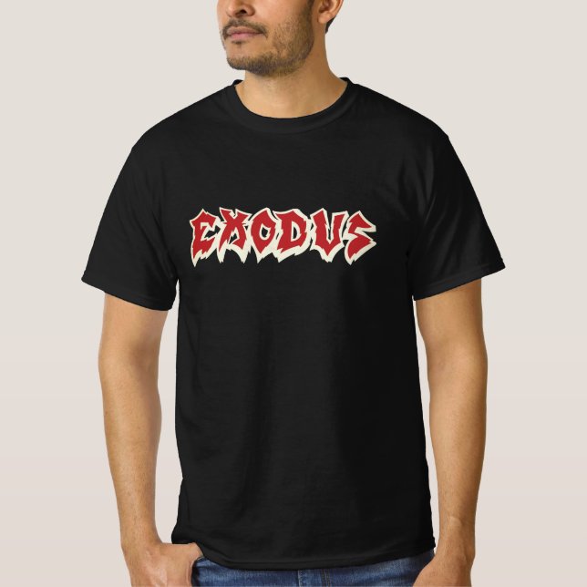 Exodus band black t-shirt (Front)