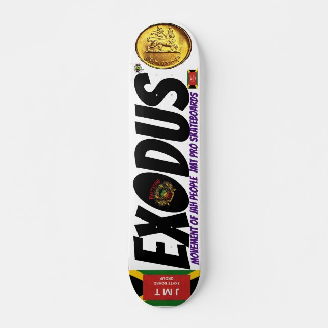 EXODUS  JMT OFFICIAL 7 3/4" Skateboard Deck (Front)