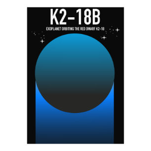 exoplanet K2-18b  Photo Print