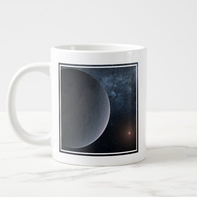 Exoplanet Ogle-2016-Blg-1195lb Orbits A Small Star Large Coffee Mug (Left)