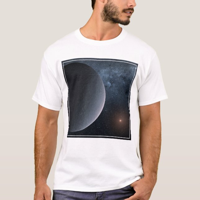 Exoplanet Ogle-2016-Blg-1195lb Orbits A Small Star T-Shirt (Front)