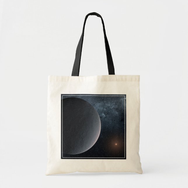 Exoplanet Ogle-2016-Blg-1195lb Orbits A Small Star Tote Bag (Front)