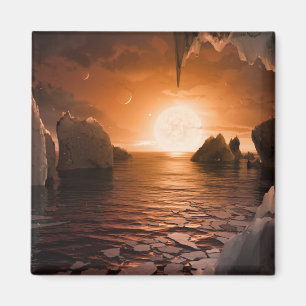 Exoplanet Trappist-1f From Its Icy Night Side. Magnet