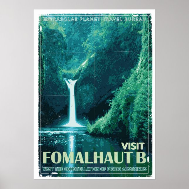 Exoplanet Travel Fomalhaut B Poster (Front)